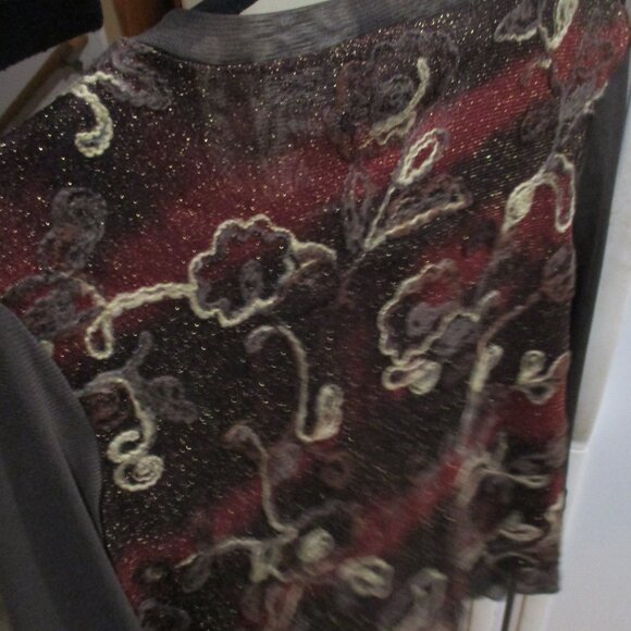 Tribal artsy Mesh Top Womens l xl - Picture 4 of 4